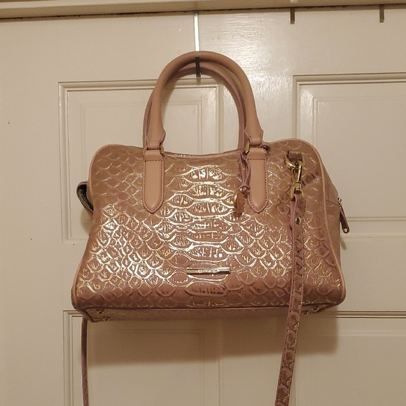 Brahmin Marissa Cashmere Pink Tenor.pink/ Purple Accent. - Picture 1 of 12